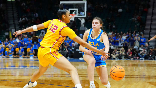 UCLA Bruins forward Gabriela Jaquez USC Trojans guard JuJu Watkins
